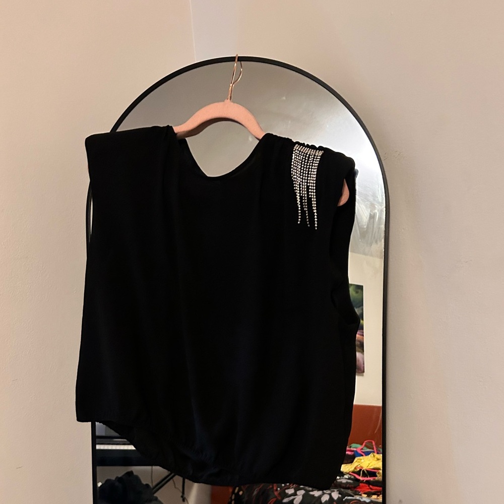 Express Black Blouse